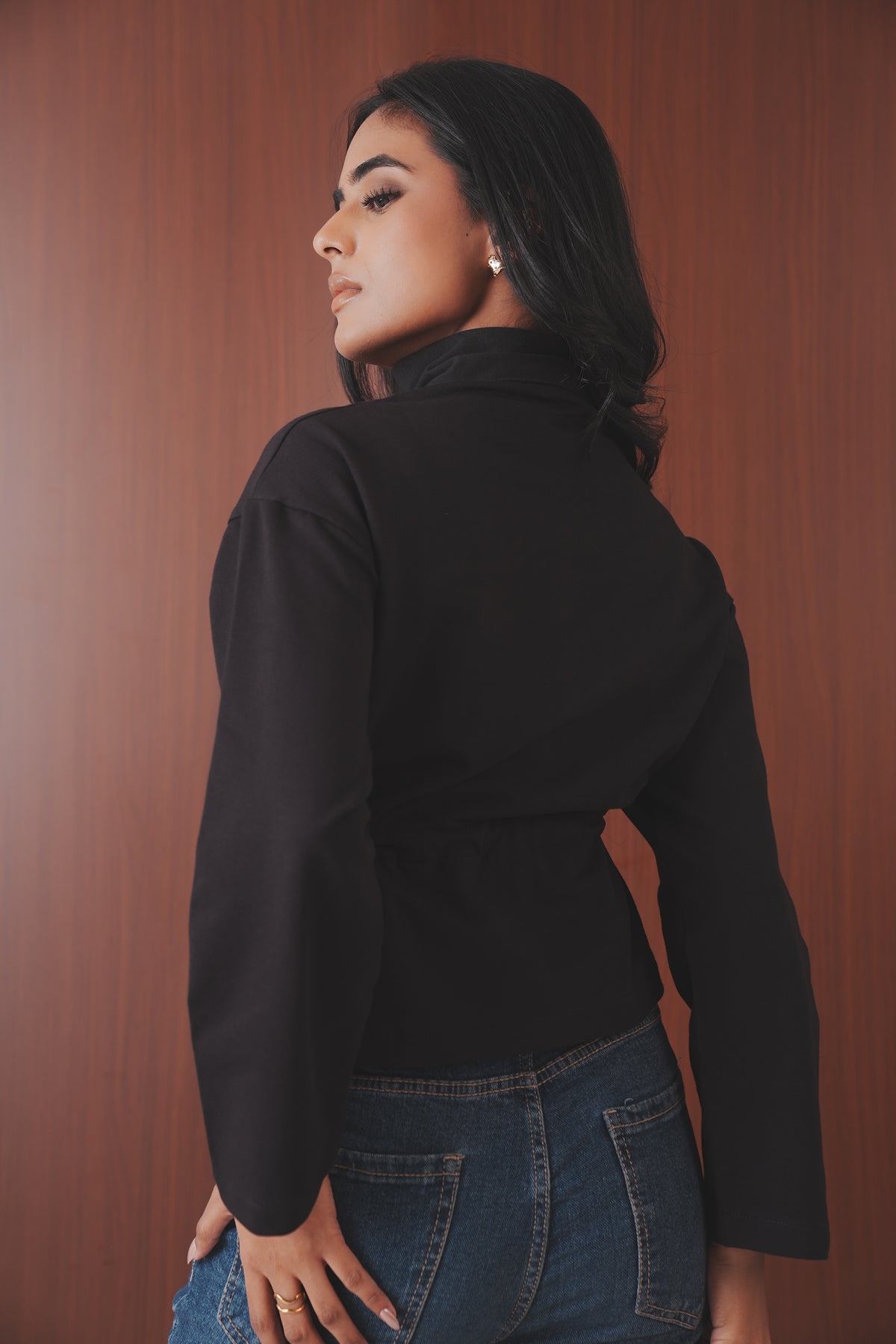 Drawstring Waist Jacket