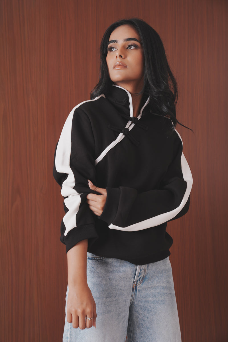 Stand Collar Sweatshirt