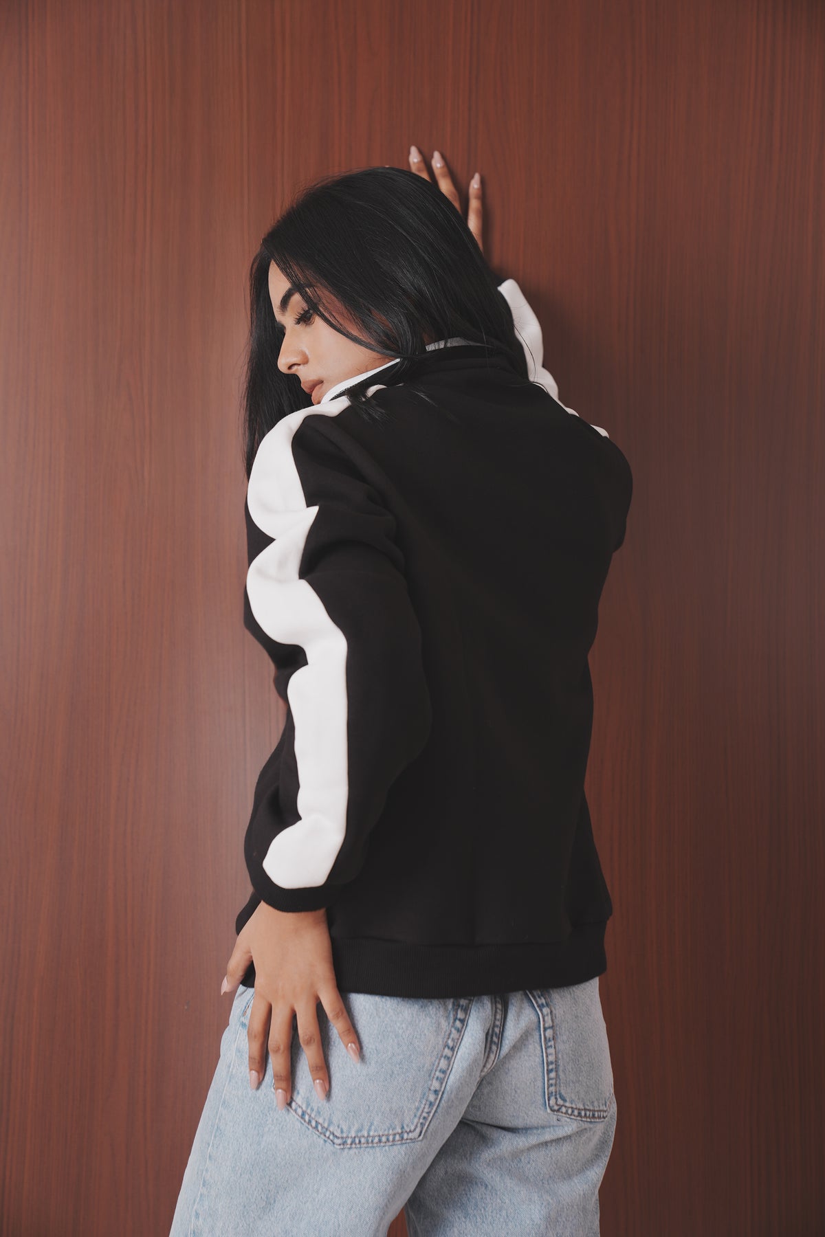Stand Collar Sweatshirt