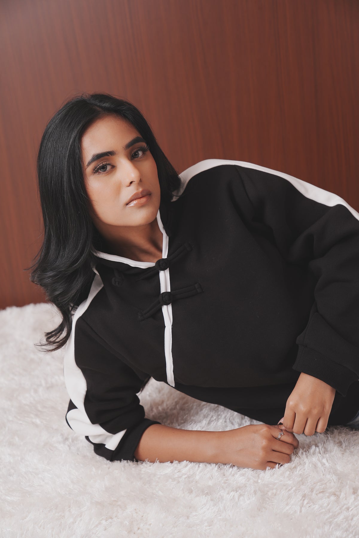Stand Collar Sweatshirt