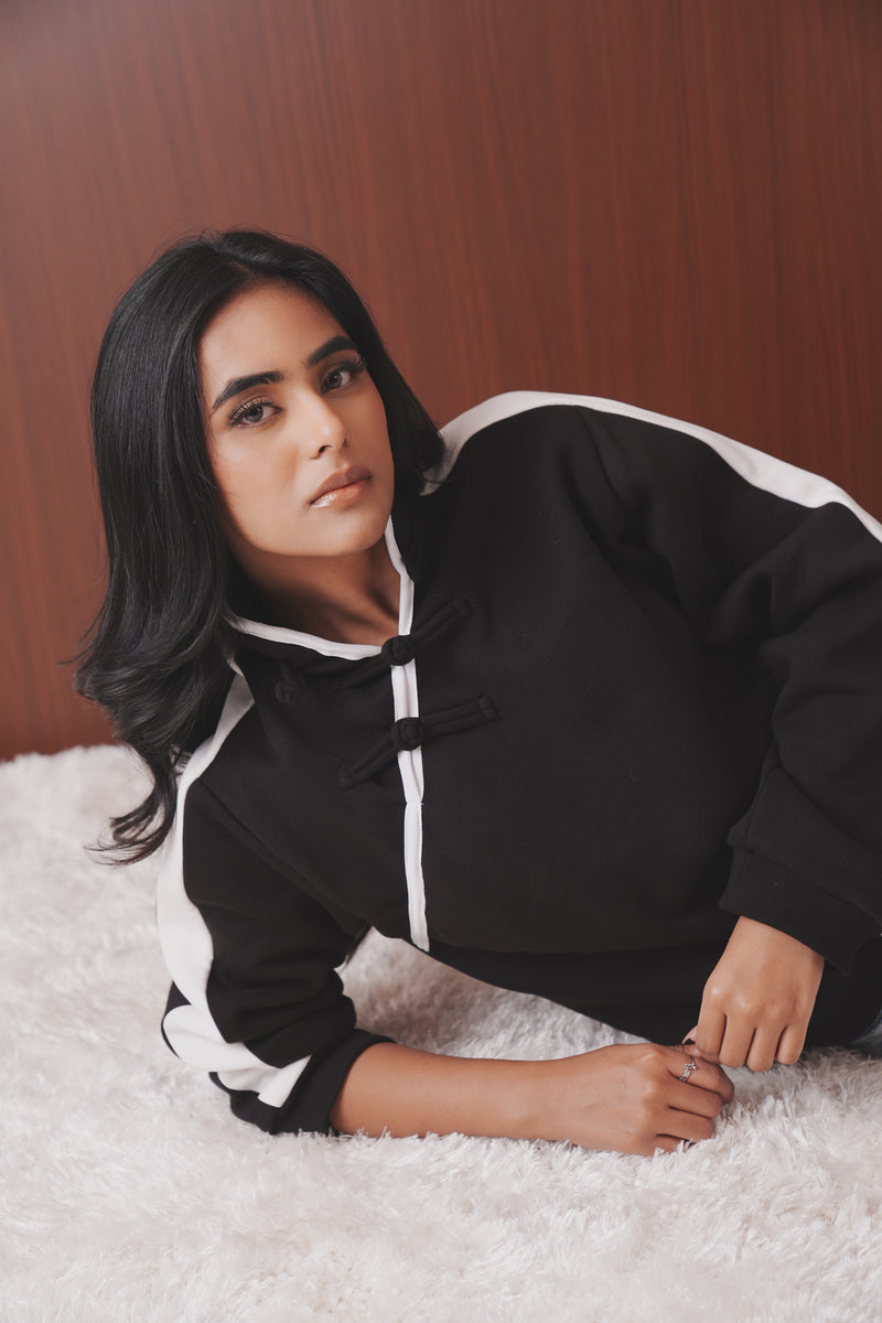 Stand Collar Sweatshirt