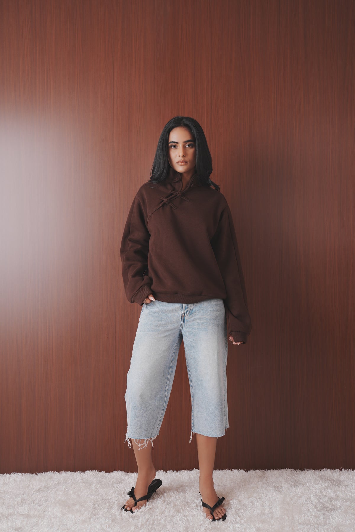 Stand Collar Sweatshirt