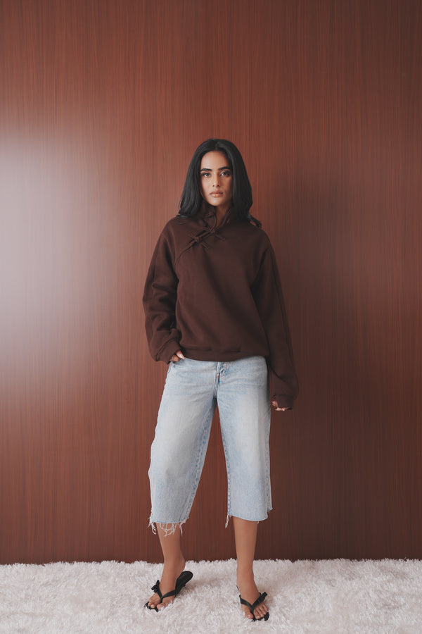 Stand Collar Sweatshirt