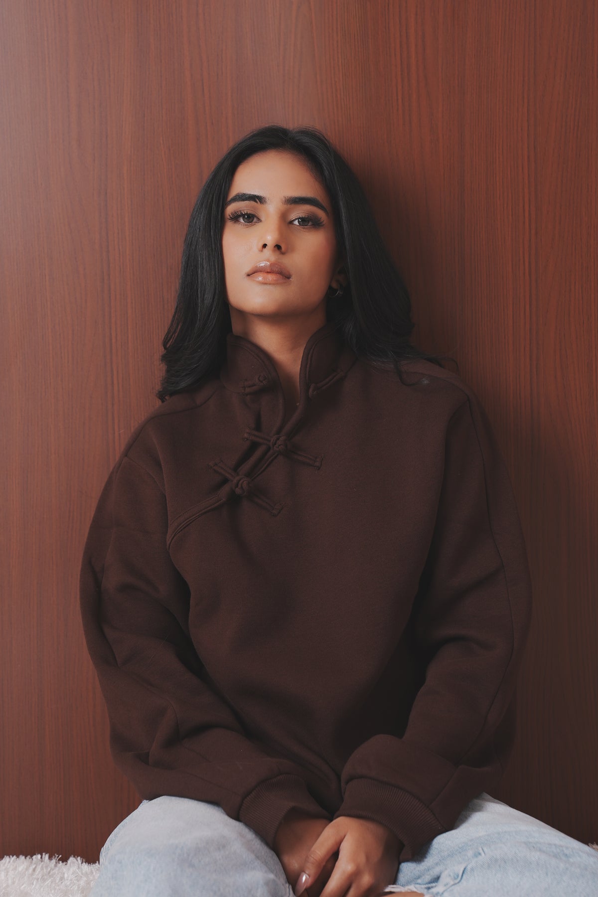 Stand Collar Sweatshirt
