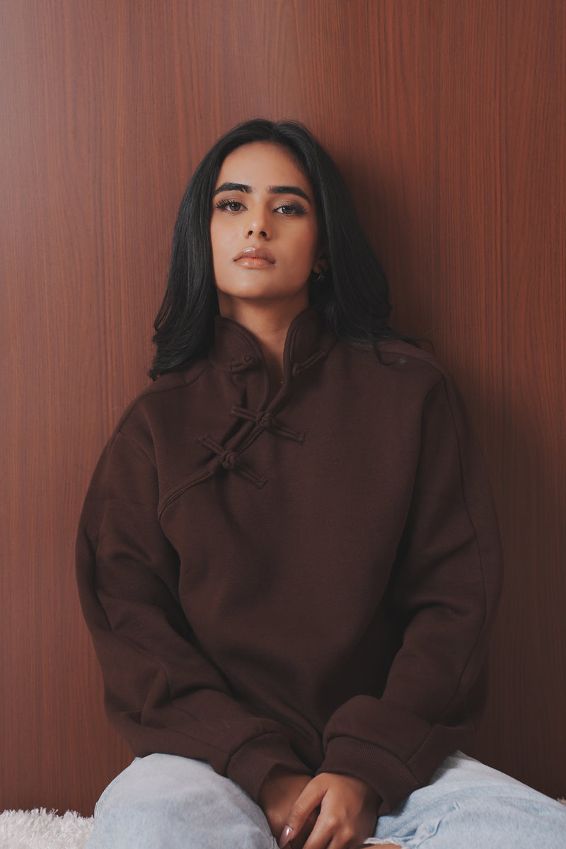 Stand Collar Sweatshirt