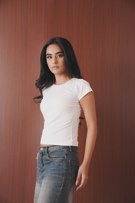 Cotton Fitted T-Shirt