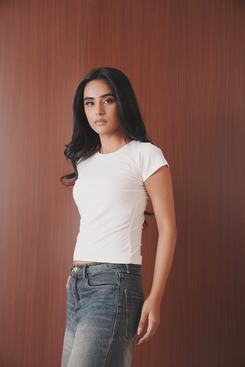 Cotton Fitted T-Shirt