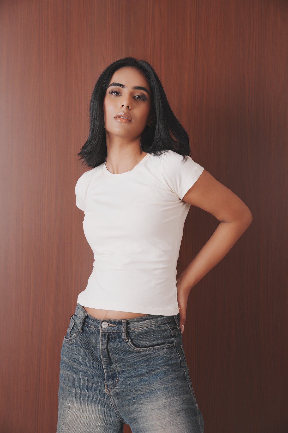 Cotton Fitted T-Shirt