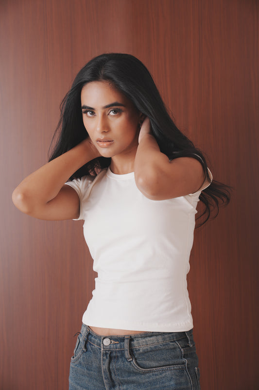 Cotton Fitted T-Shirt