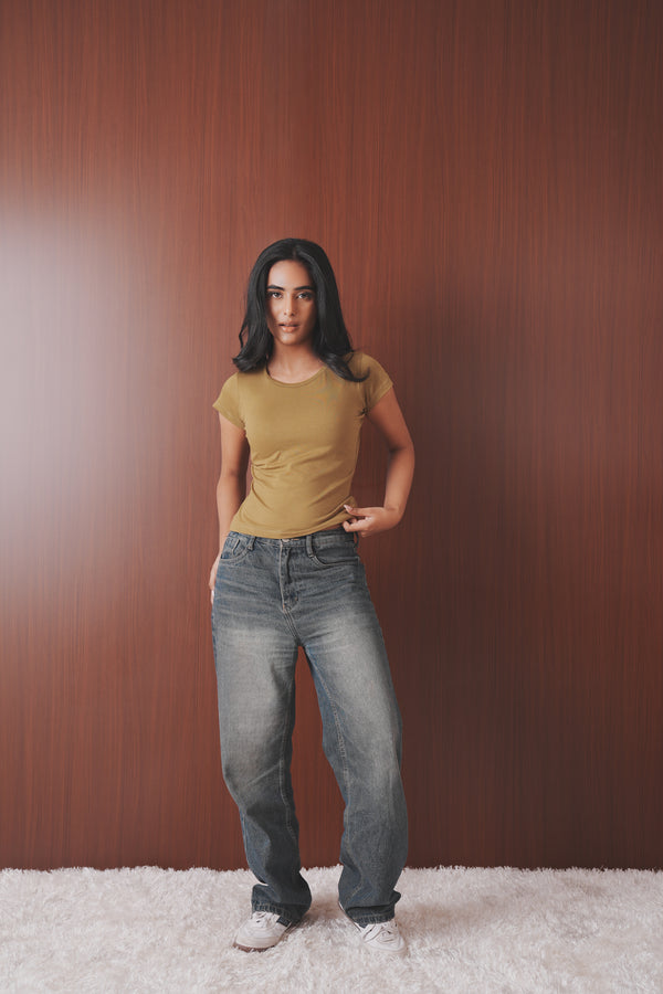 Cotton Fitted T-Shirt