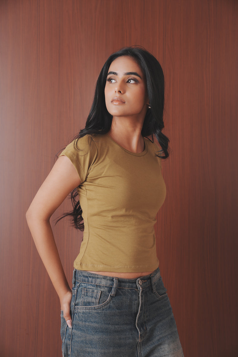 Cotton Fitted T-Shirt
