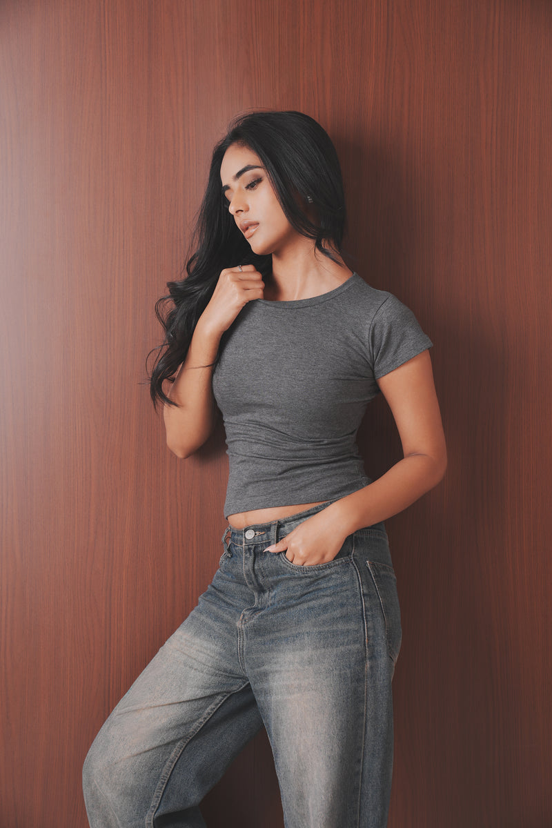 Cotton Fitted T-Shirt