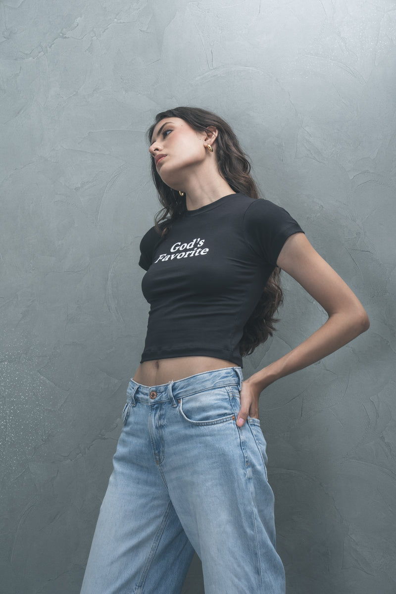 Short Sleeve Slogan T-shirt