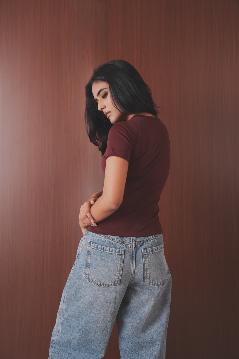 Short Sleeve Fitted T-Shirt