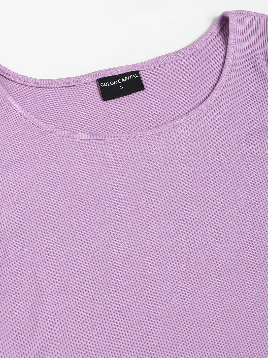 Lavender Wide Square Neck Top