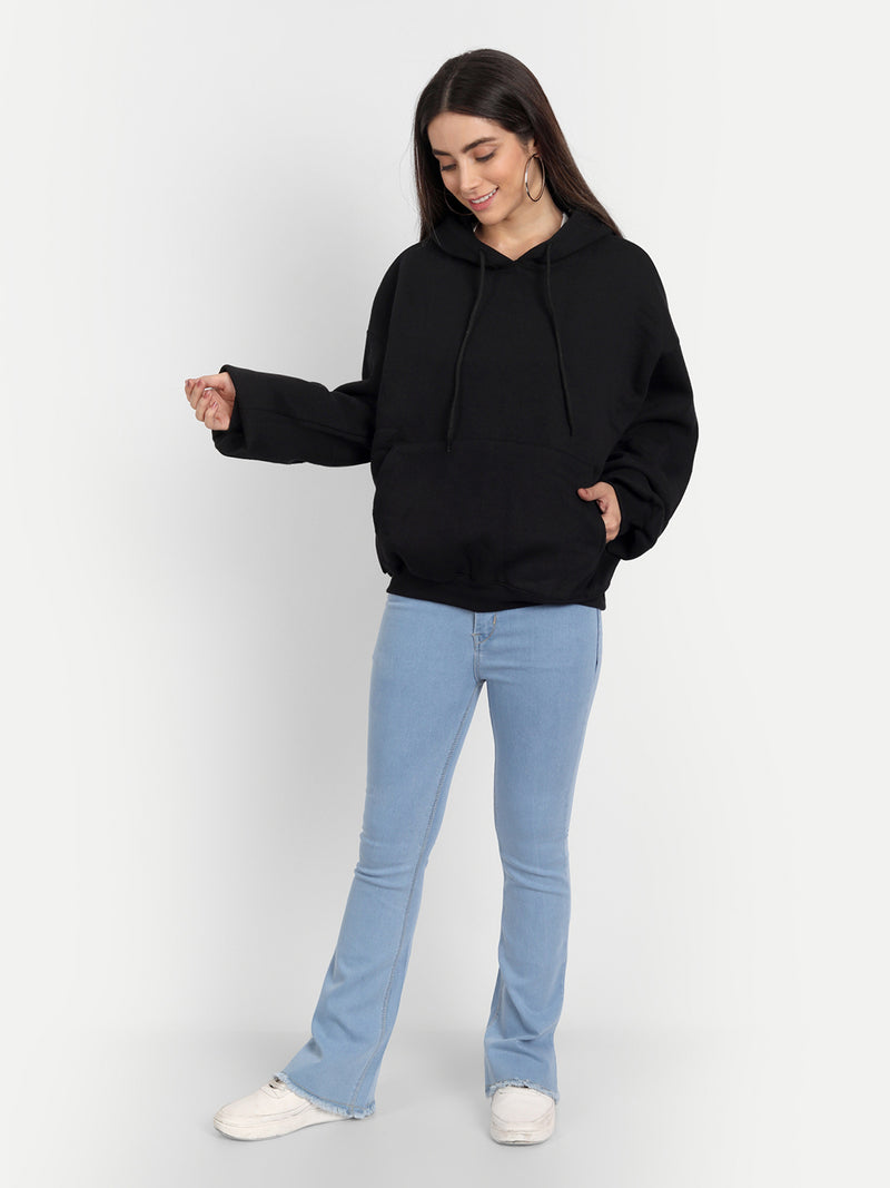 Black Oversized Hoodie