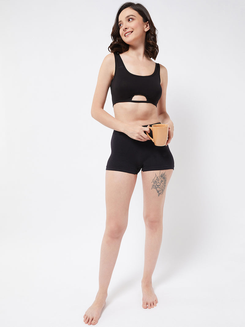 Black Bralette Top