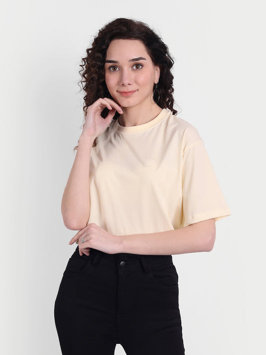 Butter Oversized Cropped T-shirt