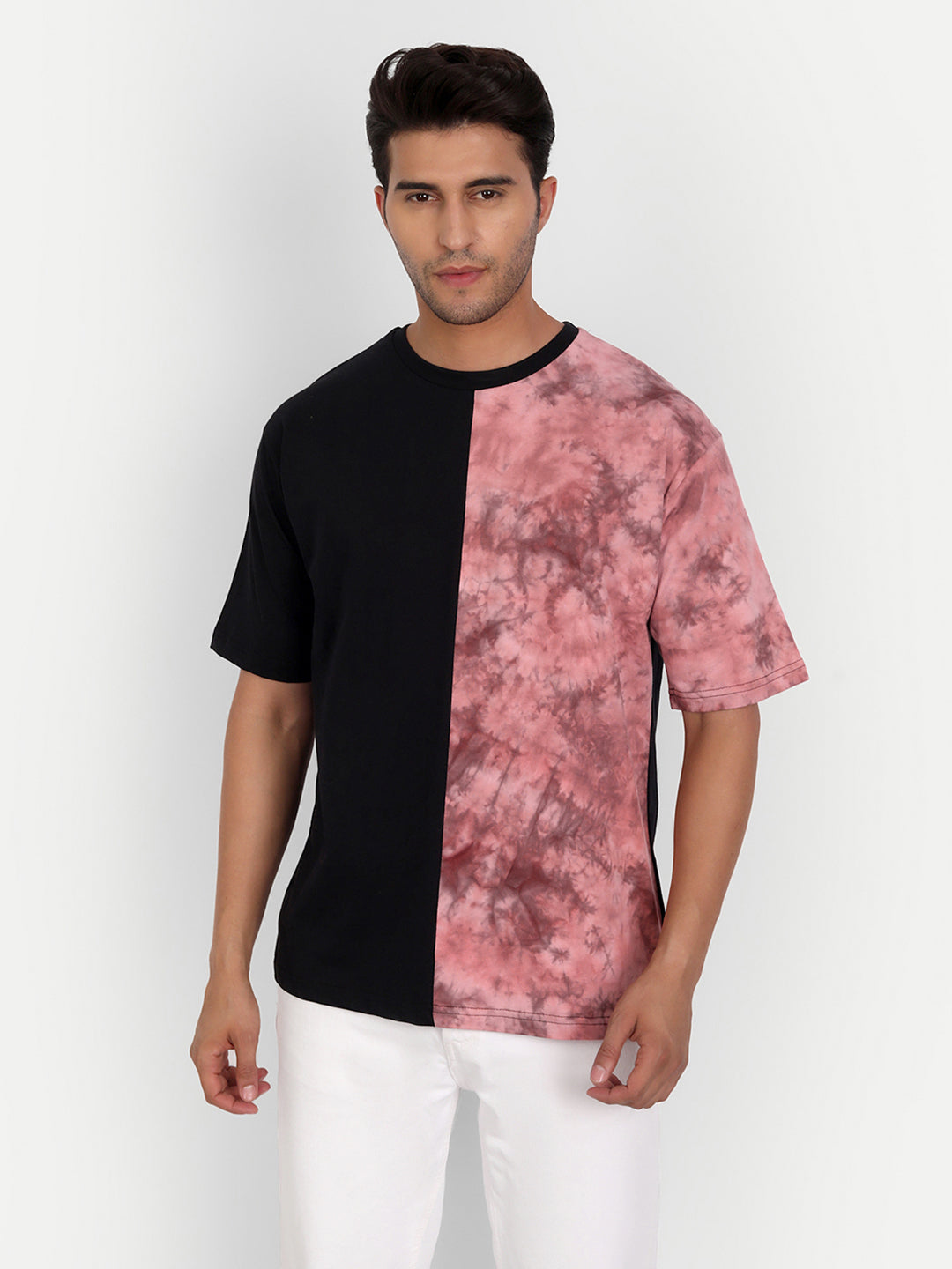 Panel Drop Shoulder T-Shirt