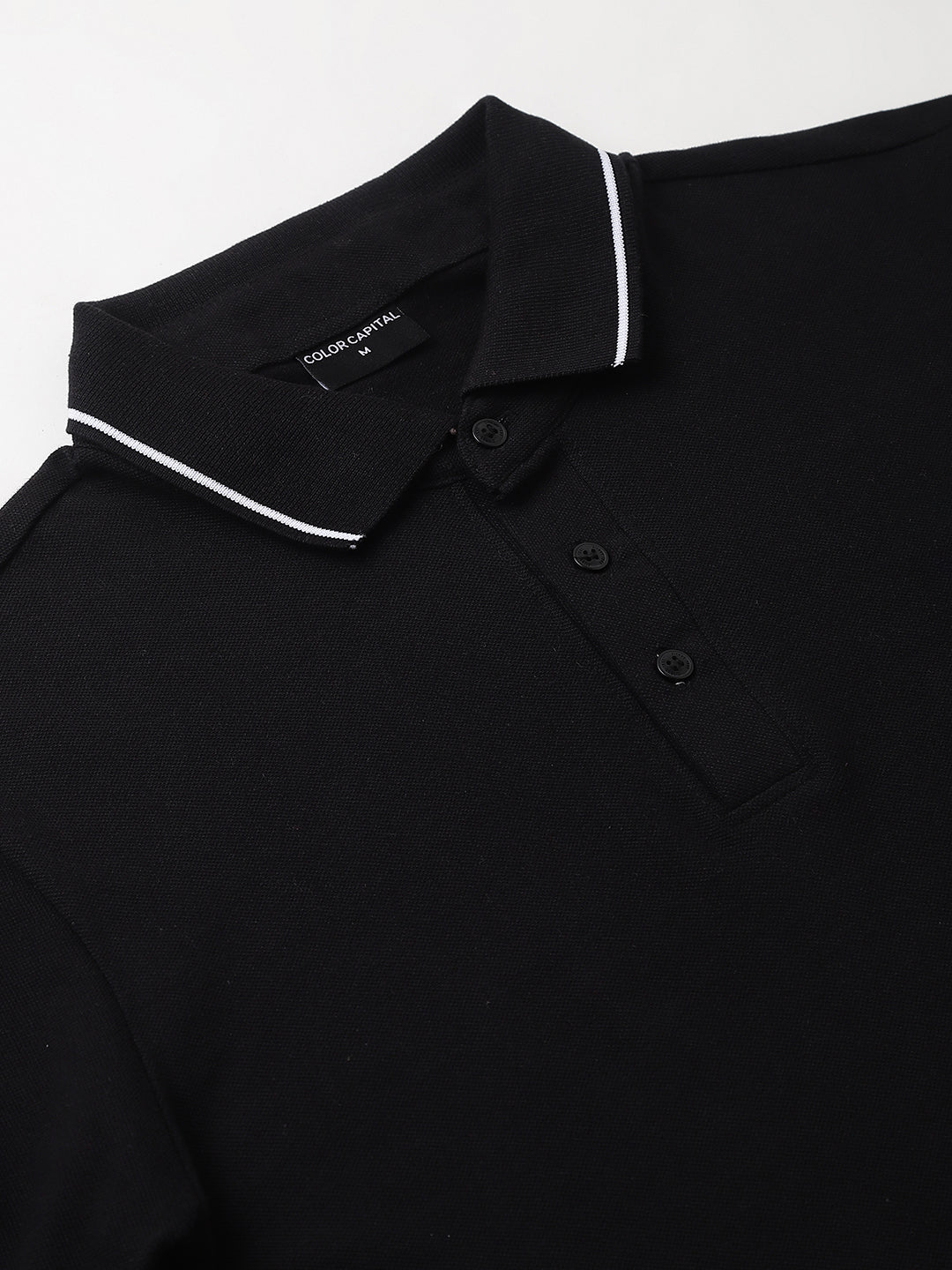 Black Classic White Tipping Polo
