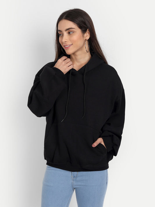 Black Oversized Hoodie
