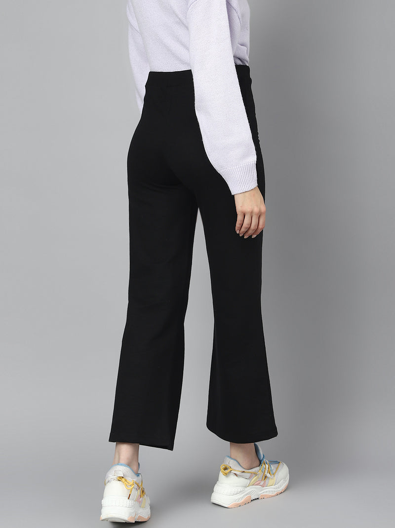 Black Wide Leg Joggers