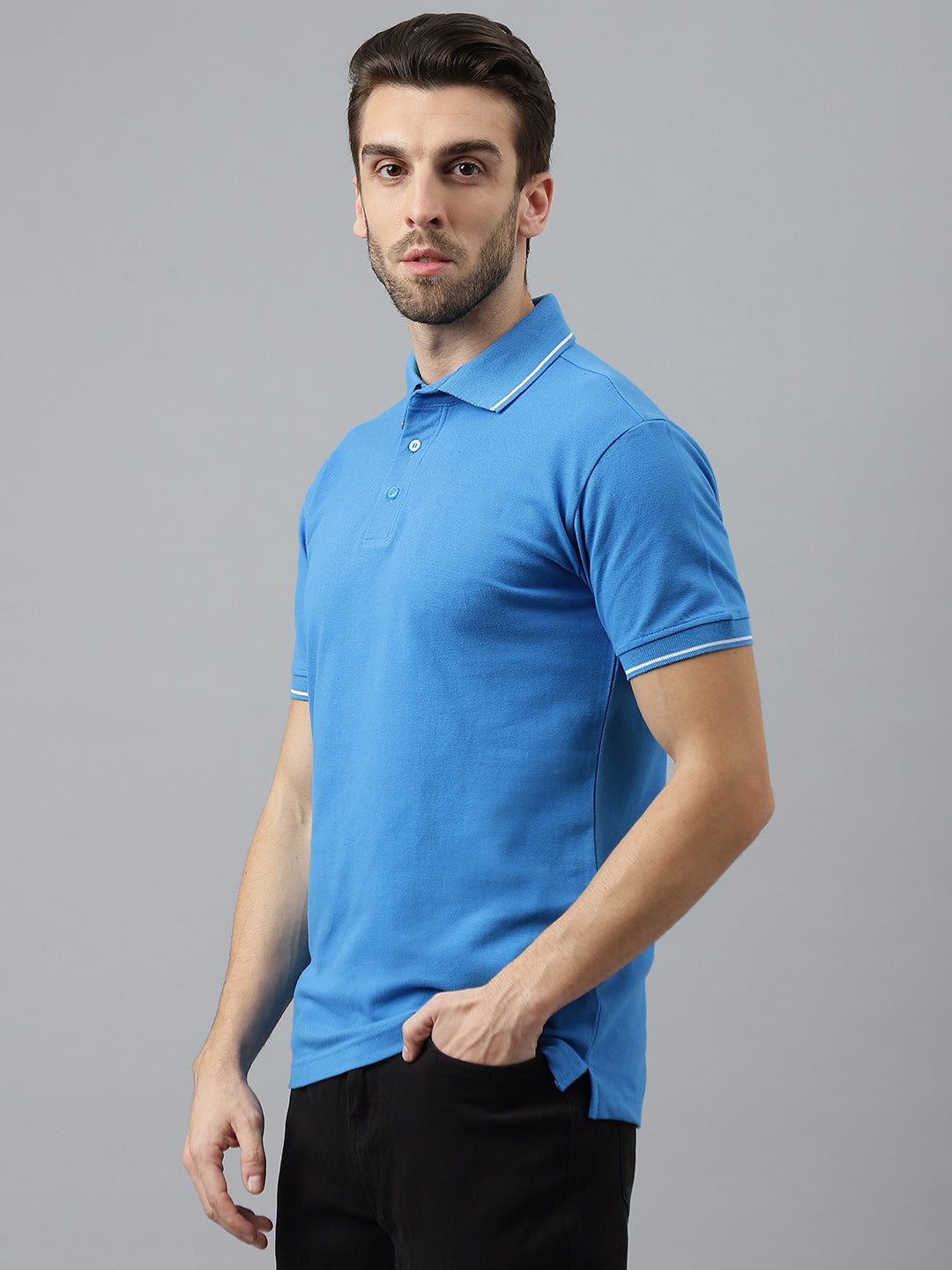 Blue Classic White Tipping Polo