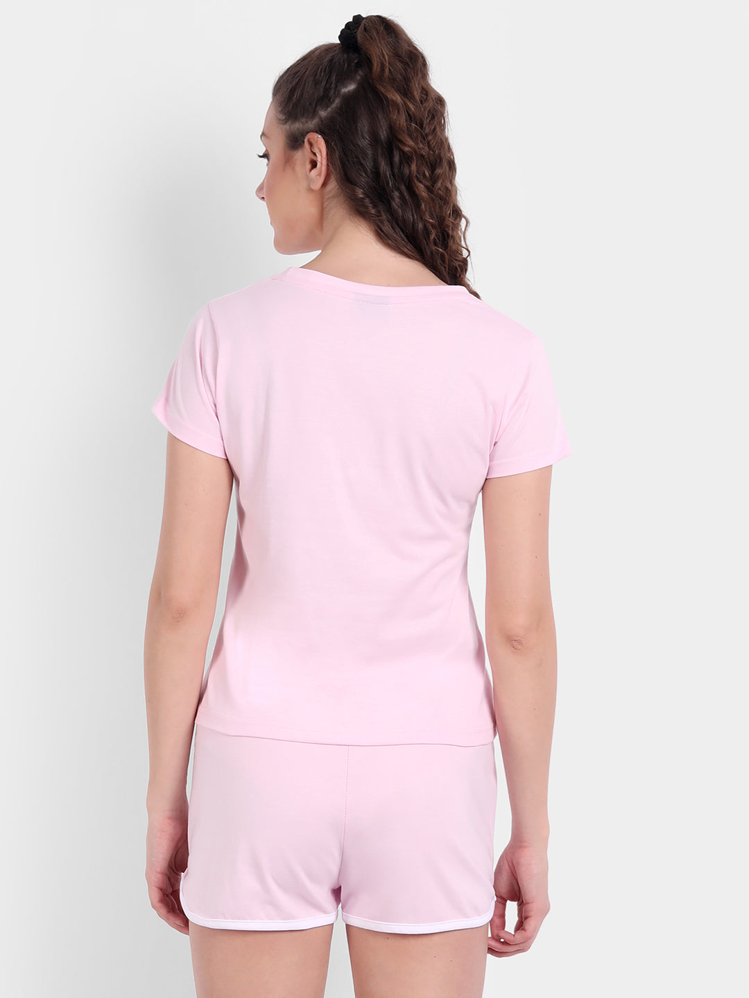 Pink Regular Shorts