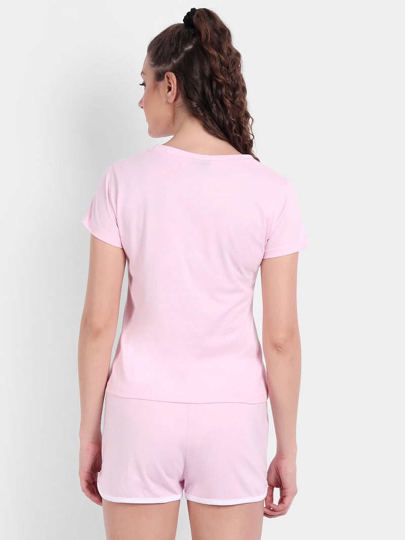 Pink Regular Shorts