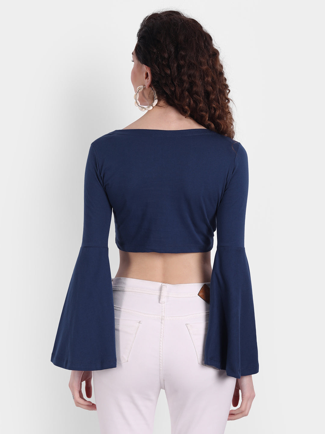 Navy Splice Top