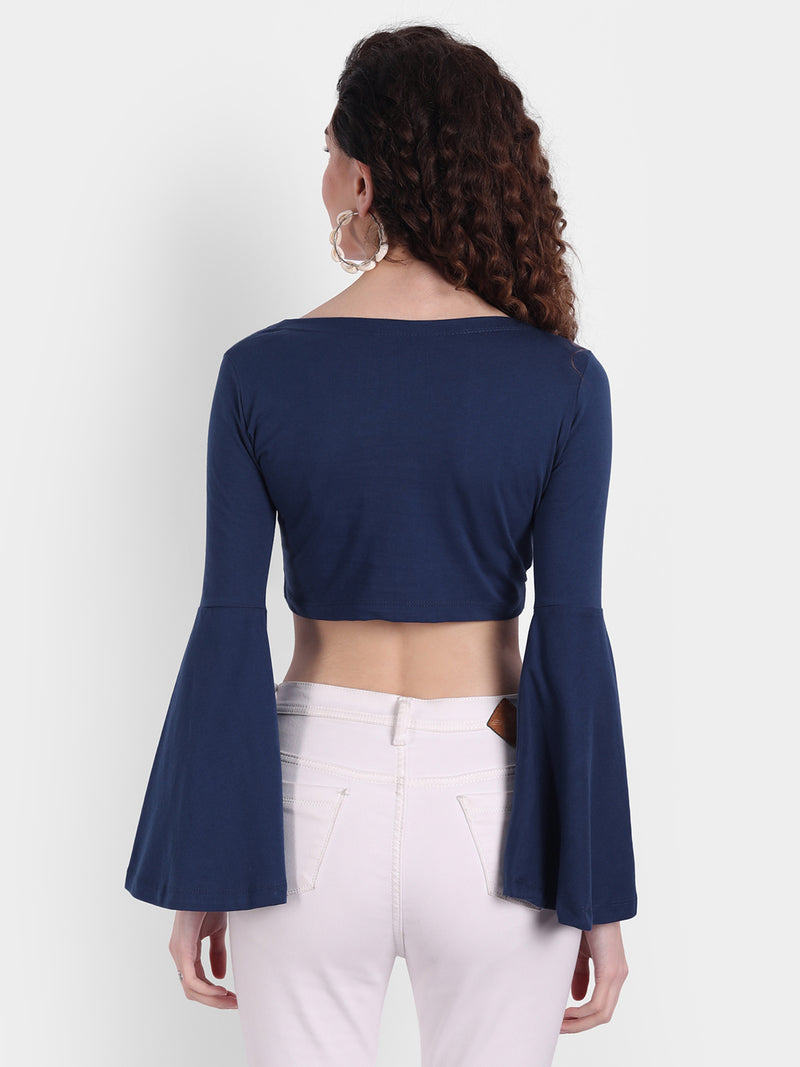 Navy Splice Top