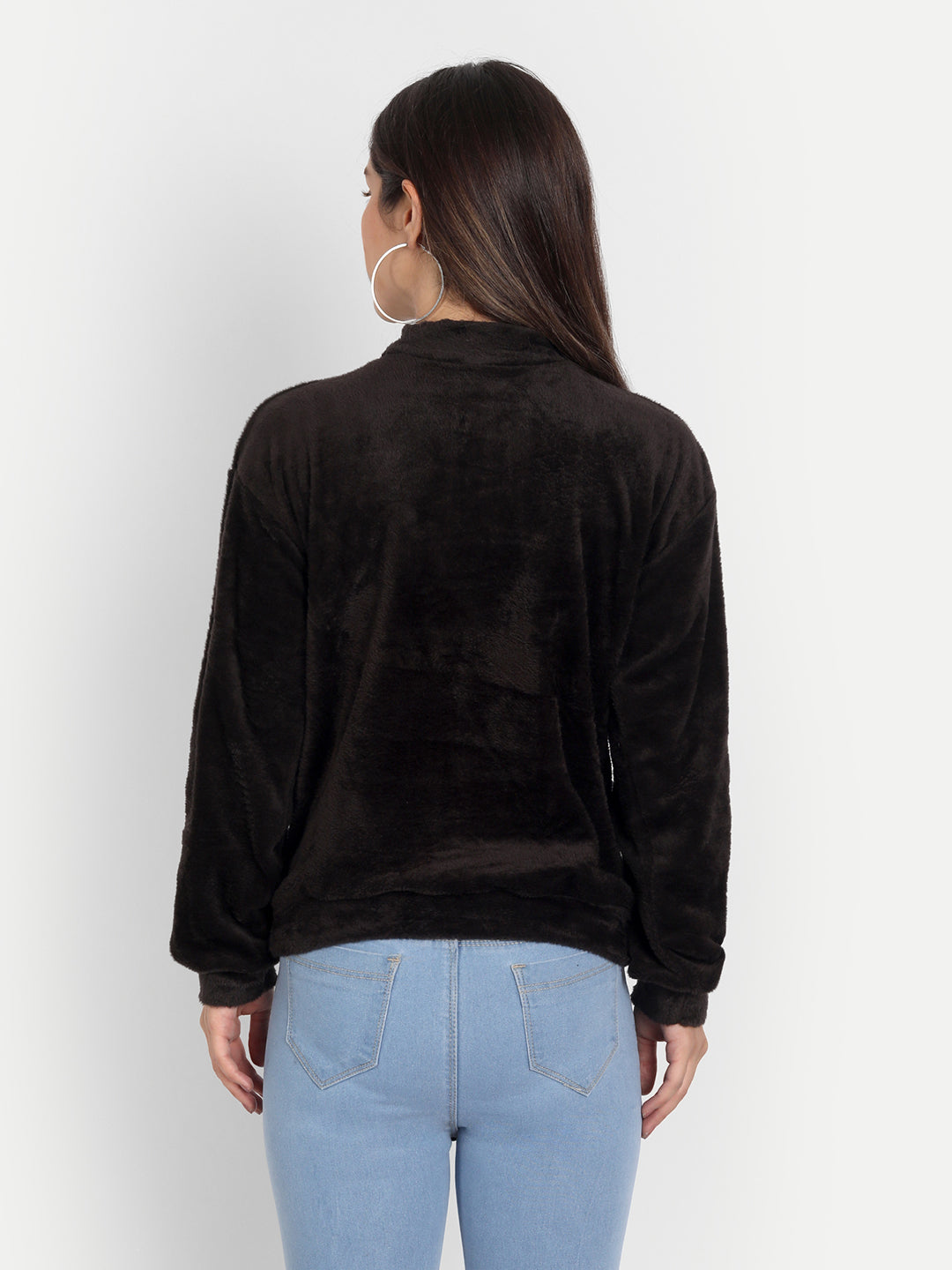 Black Fur Top