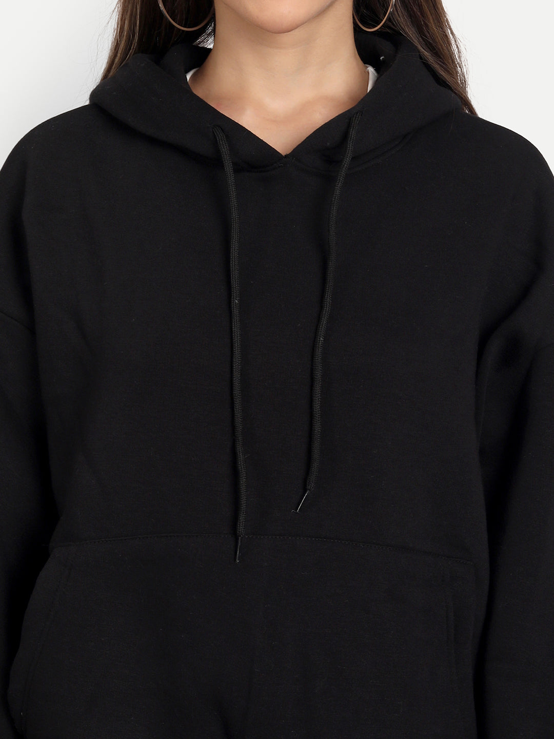 Black Oversized Hoodie