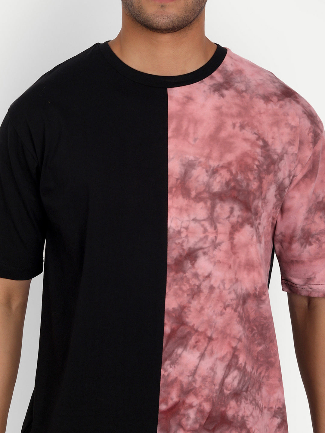 Panel Drop Shoulder T-Shirt