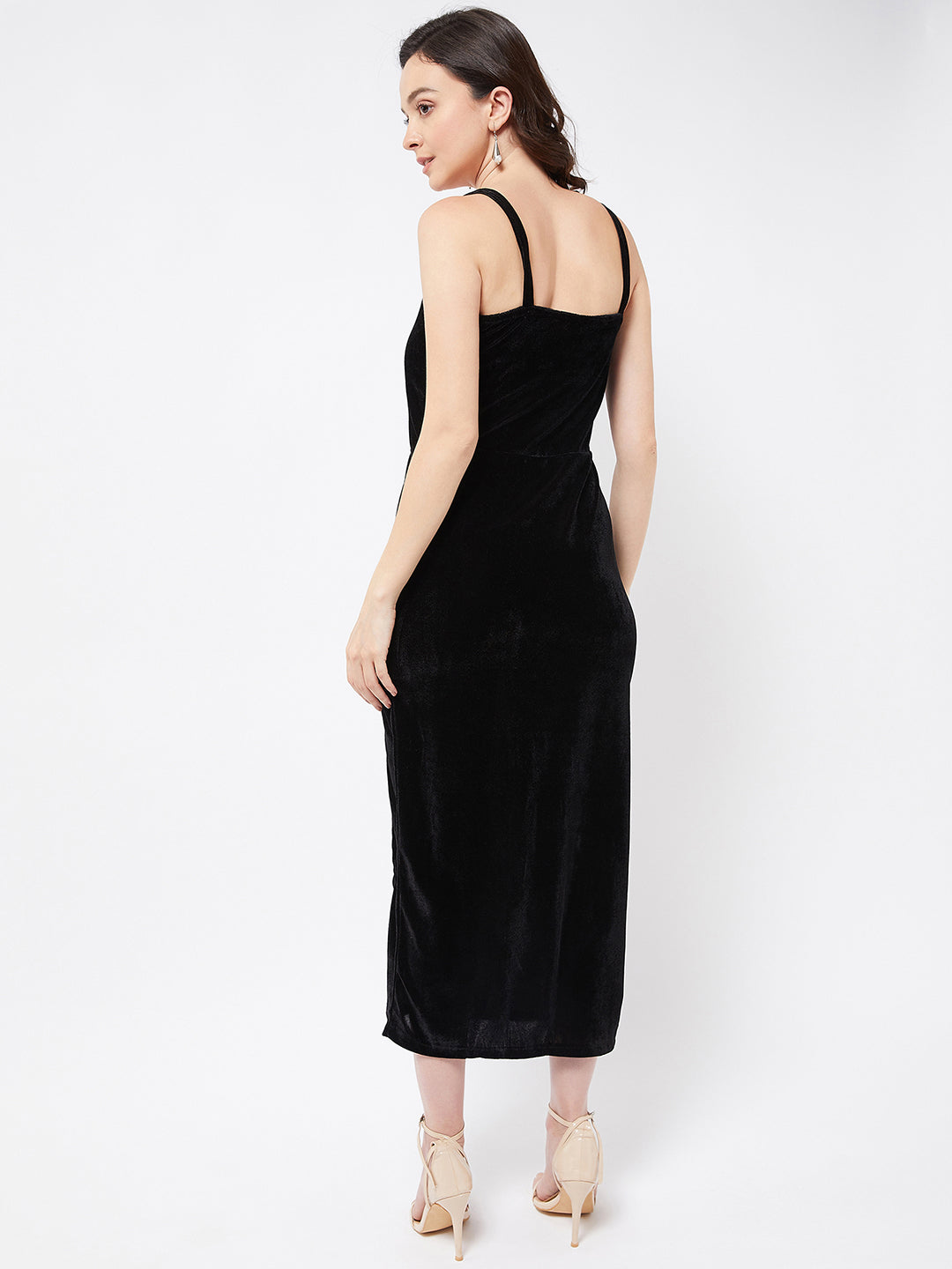Black Bodycon Velvet Dress Color Capital Black Bodycon Velvet Dress Color Capital