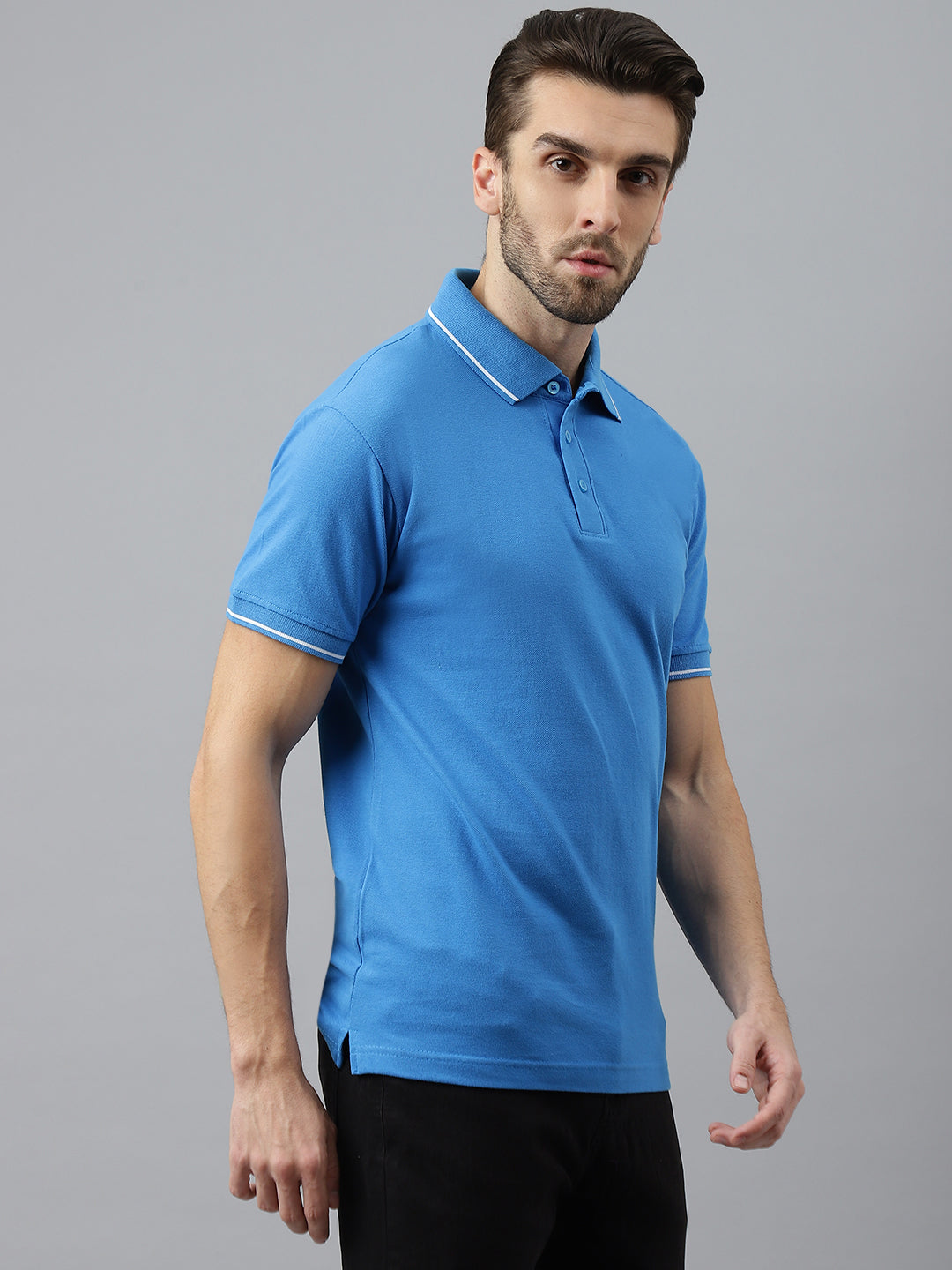 Blue Classic White Tipping Polo