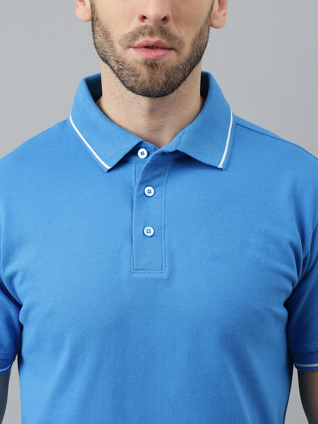 Blue Classic White Tipping Polo