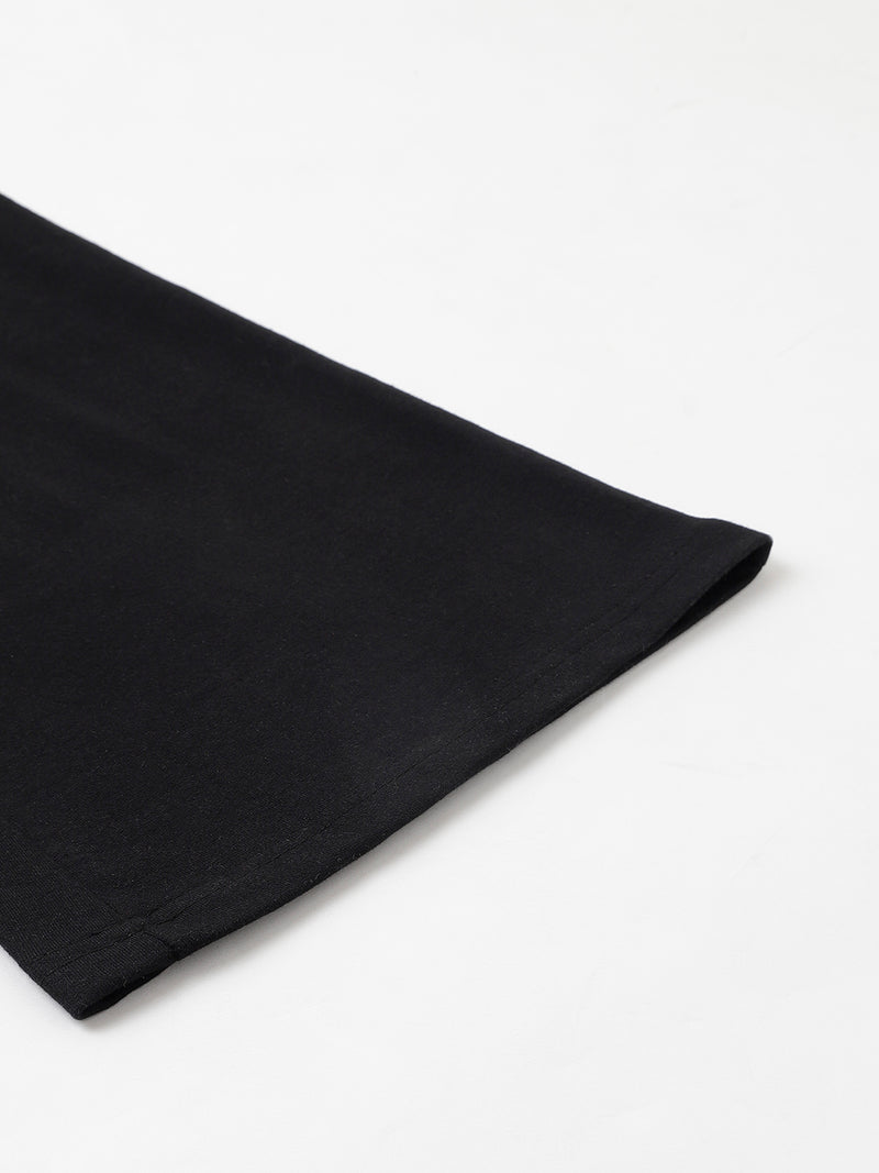Black Wide Leg Joggers