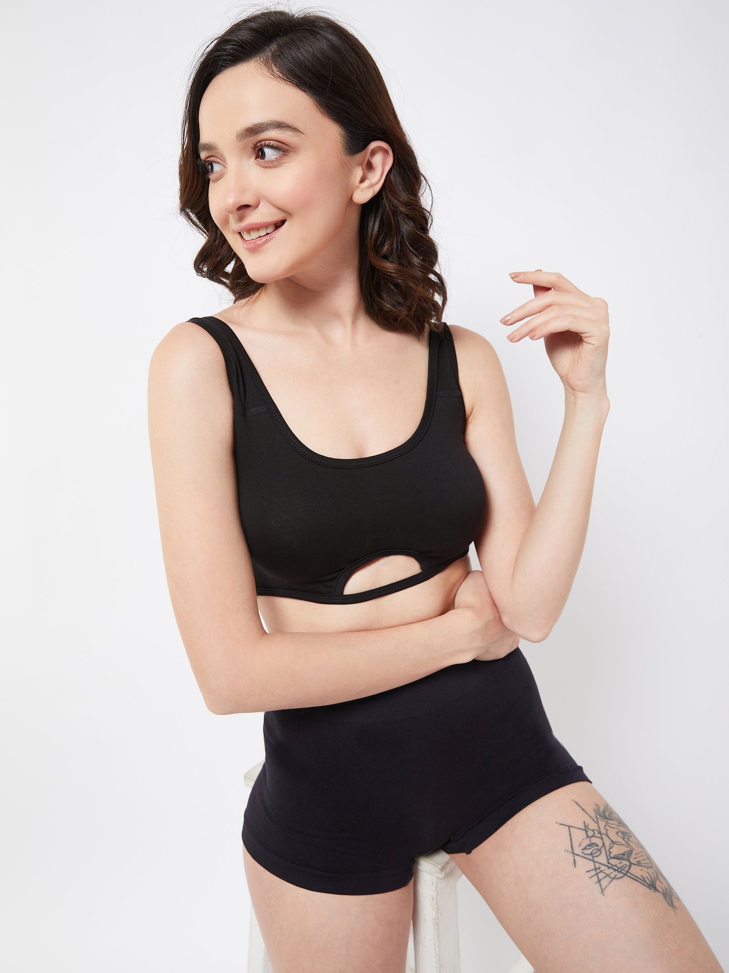 Black Bralette Top