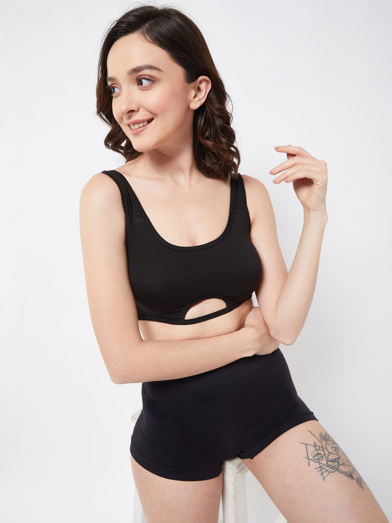 Black Bralette Top