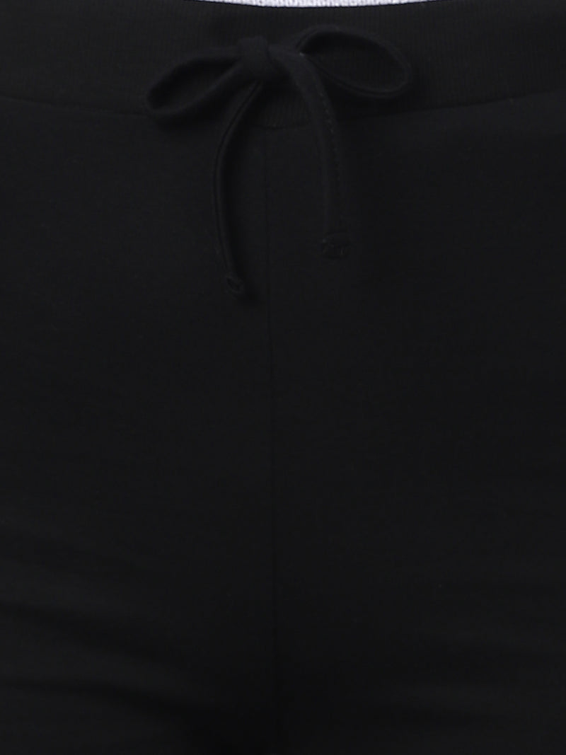 Black Wide Leg Joggers